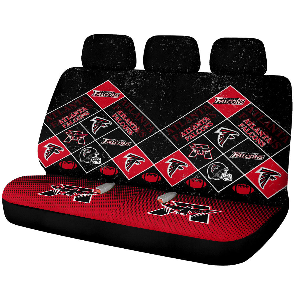 Atlanta Falcons Car Back Seat Covers Sporty Team Collection - Gearcarcover - 1