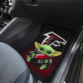 Atlanta Falcons Car Floor Mats Baby Yoda Car Accessories For Fan - Gearcarcover - 3