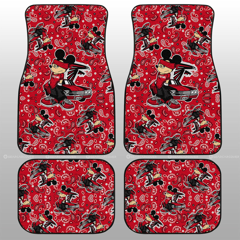 Atlanta Falcons Car Floor Mats Cartoon Theme Collection - Gearcarcover - 1