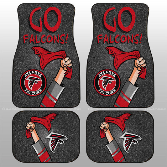 Atlanta Falcons Car Floor Mats Custom Car Accessories - Gearcarcover - 1