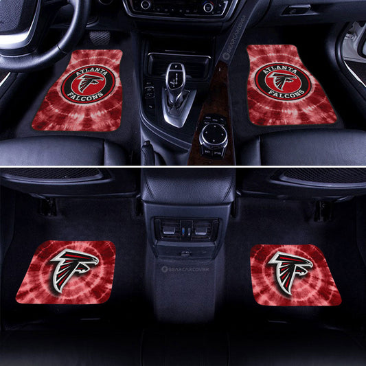 Atlanta Falcons Car Floor Mats Custom Tie Dye Car Accessories - Gearcarcover - 2