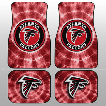 Atlanta Falcons Car Floor Mats Custom Tie Dye Car Accessories - Gearcarcover - 1