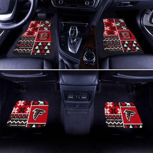 Atlanta Falcons Car Floor Mats Custom Ugly Style Car Accessories - Gearcarcover - 2