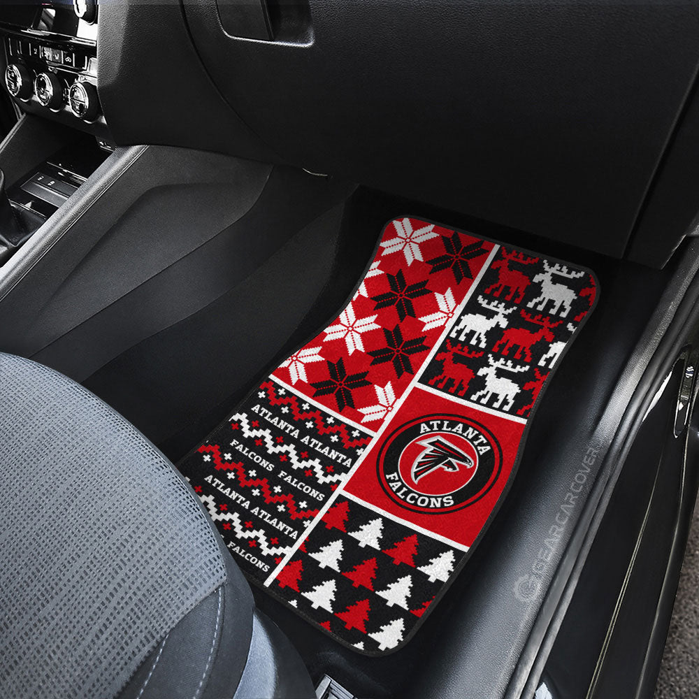 Atlanta Falcons Car Floor Mats Custom Ugly Style Car Accessories - Gearcarcover - 3
