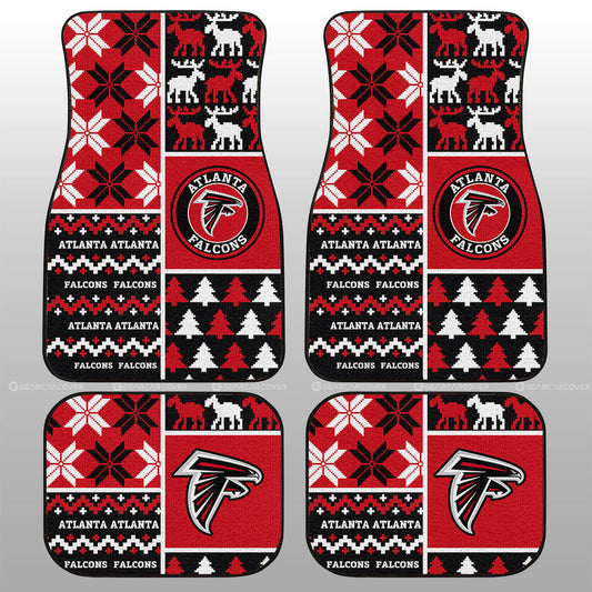 Atlanta Falcons Car Floor Mats Custom Ugly Style Car Accessories - Gearcarcover - 1