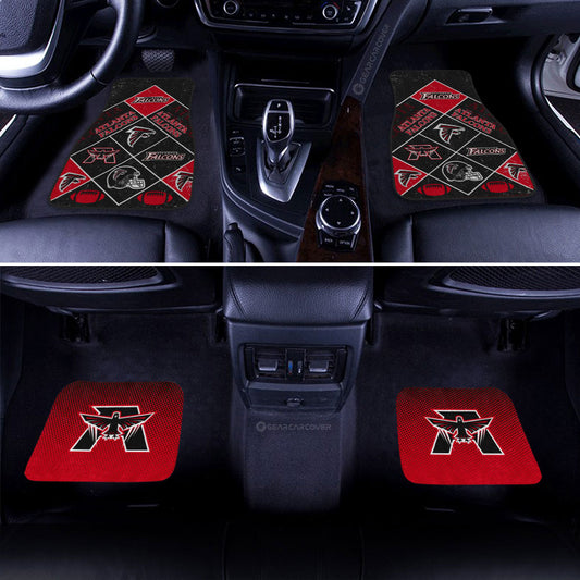 Atlanta Falcons Car Floor Mats Sporty Team Collection - Gearcarcover - 2