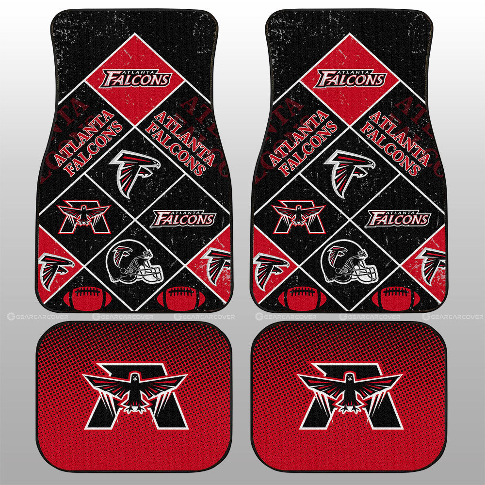 Atlanta Falcons Car Floor Mats Sporty Team Collection - Gearcarcover - 1