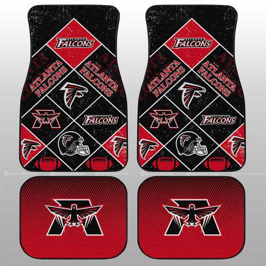 Atlanta Falcons Car Floor Mats Sporty Team Collection - Gearcarcover - 1