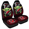 Atlanta Falcons Car Seat Covers Baby Yoda Car Accessories For Fan - Gearcarcover - 3