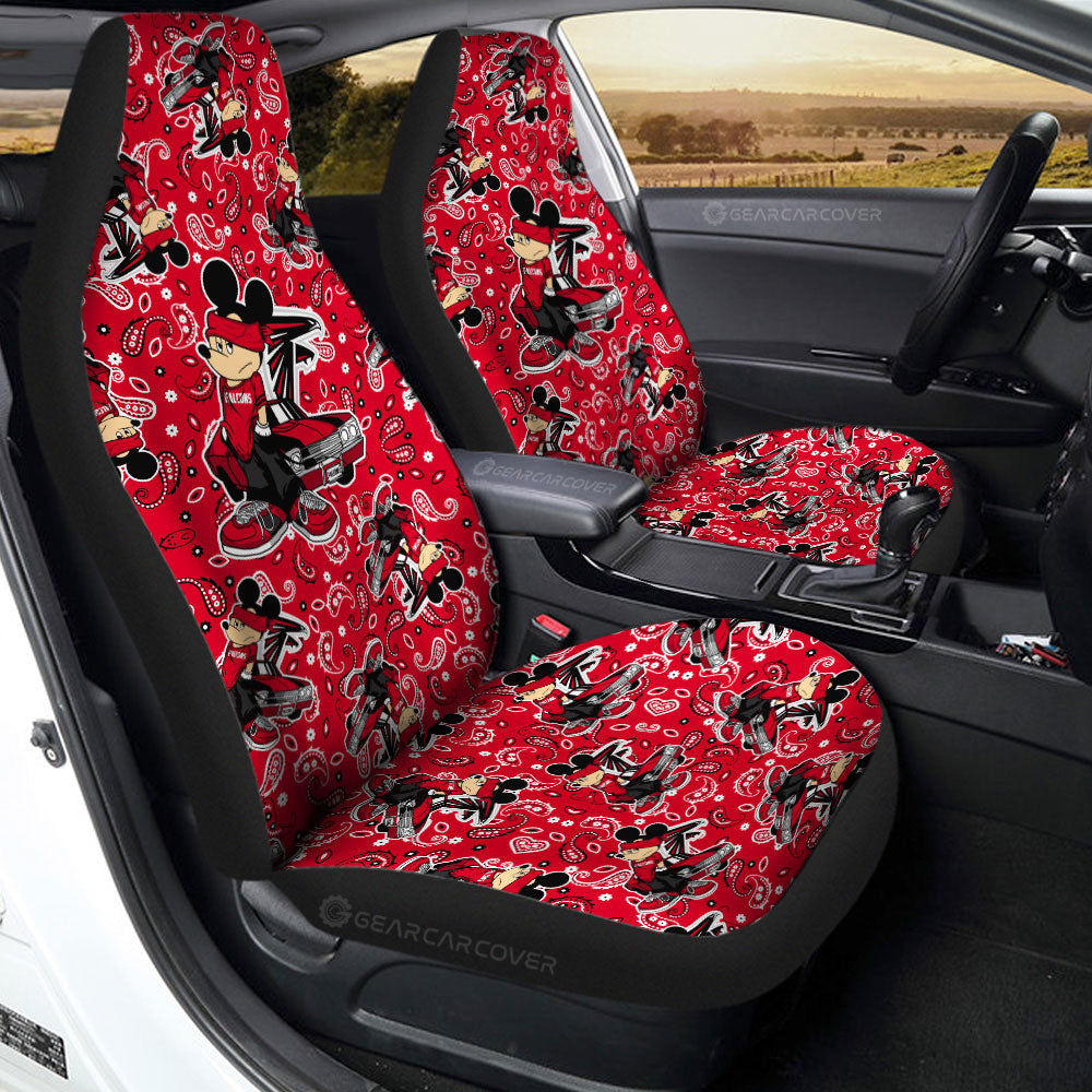 Atlanta Falcons Car Seat Covers Cartoon Theme Collection - Gearcarcover - 2
