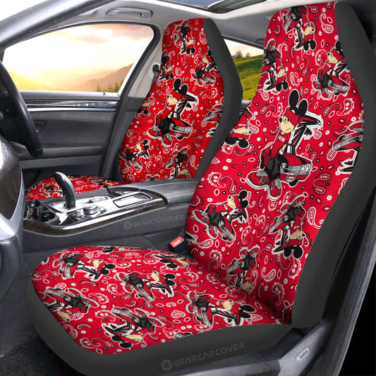 Atlanta Falcons Car Seat Covers Cartoon Theme Collection - Gearcarcover - 1