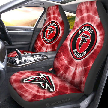 Atlanta Falcons Car Seat Covers Custom Tie Dye Car Accessories - Gearcarcover - 1