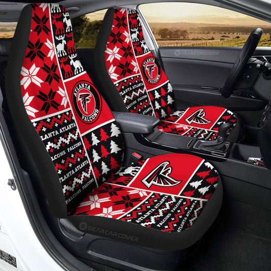 Atlanta Falcons Car Seat Covers Custom Ugly Style Car Accessories - Gearcarcover - 2