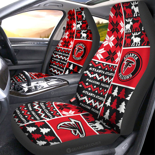 Atlanta Falcons Car Seat Covers Custom Ugly Style Car Accessories - Gearcarcover - 1