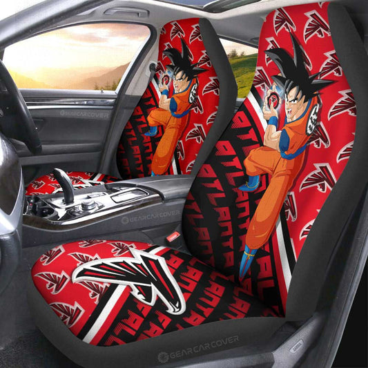Atlanta Falcons Car Seat Covers Goku Car Accessories For Fans - Gearcarcover - 2