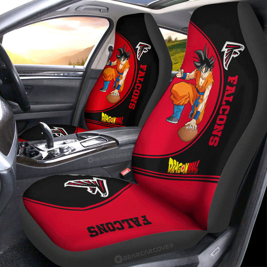 Atlanta Falcons Car Seat Covers Goku Car Accessories For Fans - Gearcarcover - 1