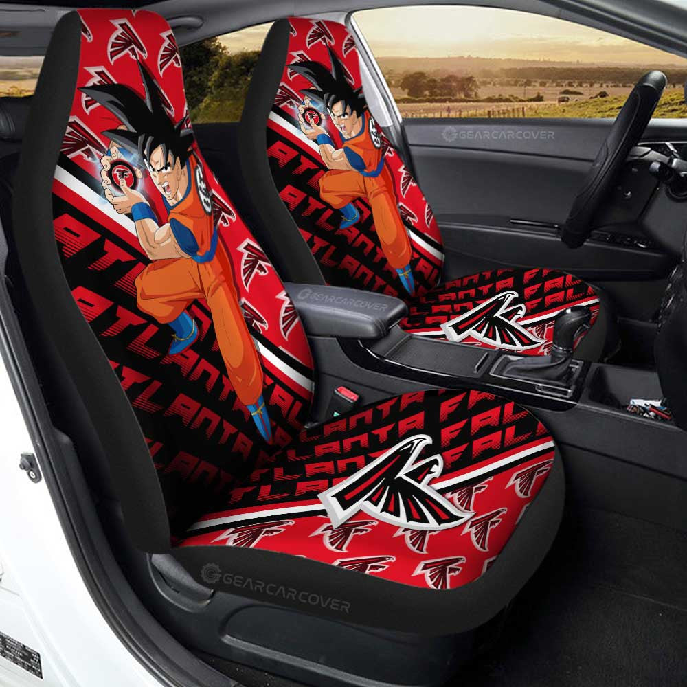 Atlanta Falcons Car Seat Covers Goku Car Accessories For Fans - Gearcarcover - 1