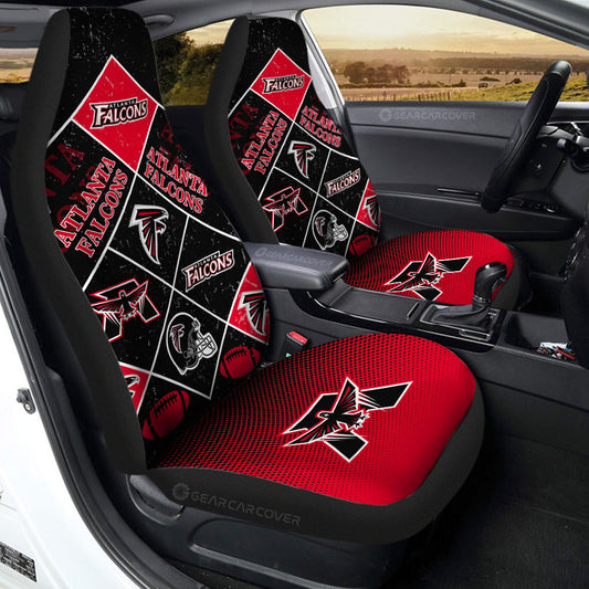 Atlanta Falcons Car Seat Covers Sporty Team Collection - Gearcarcover - 2