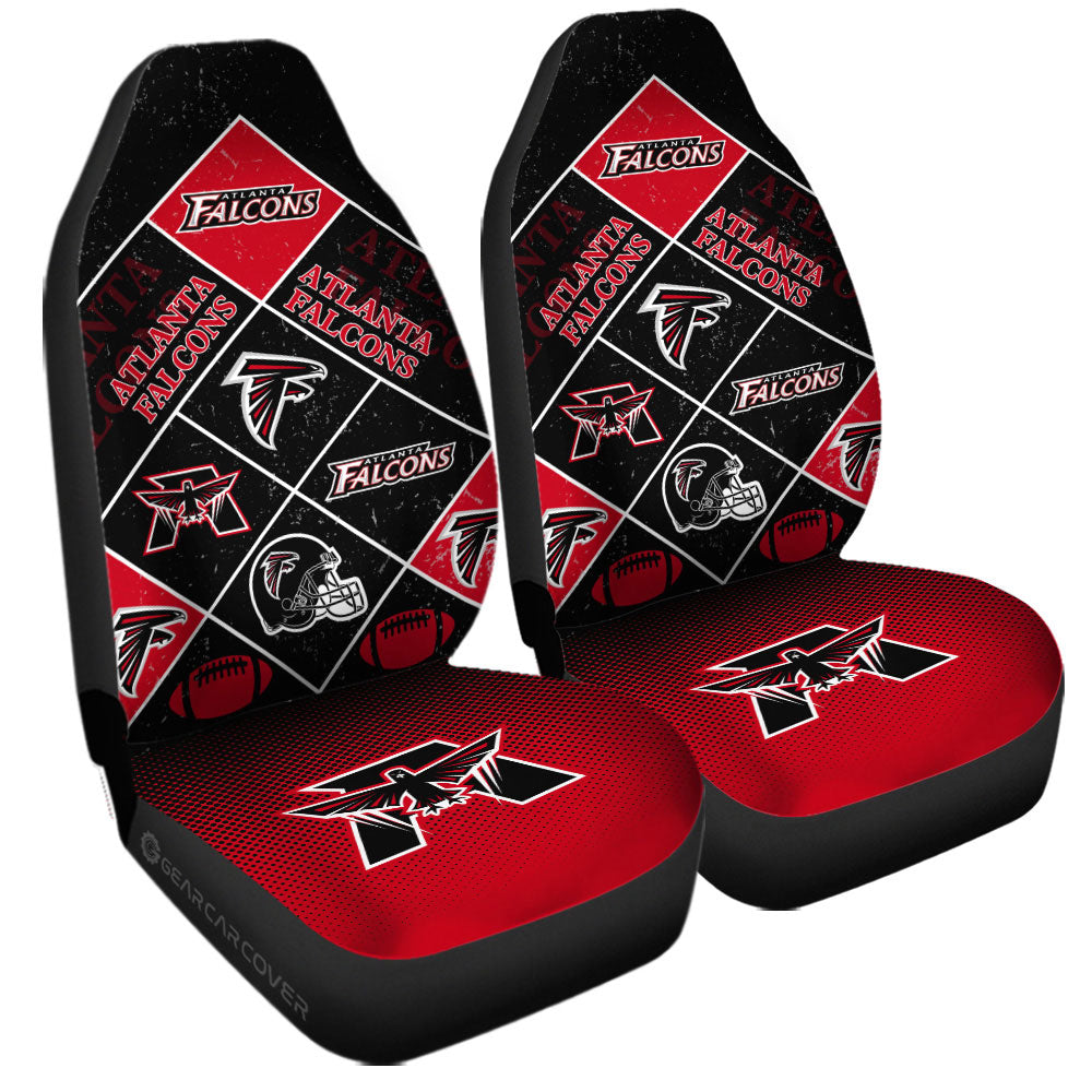 Atlanta Falcons Car Seat Covers Sporty Team Collection - Gearcarcover - 3
