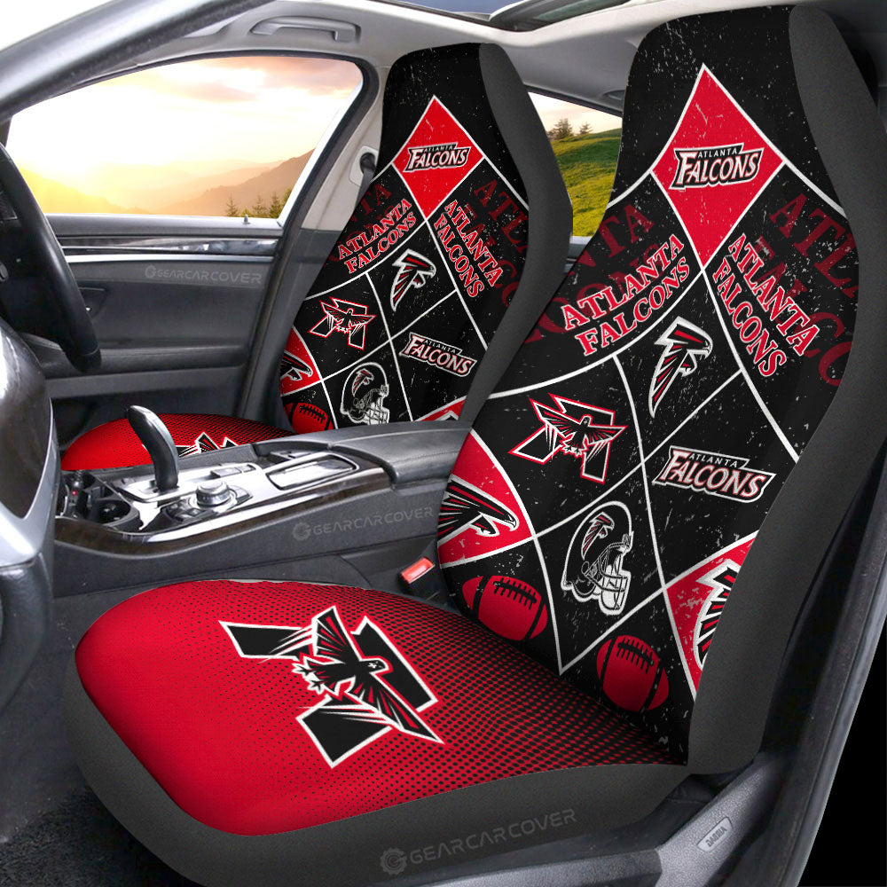 Atlanta Falcons Car Seat Covers Sporty Team Collection - Gearcarcover - 1