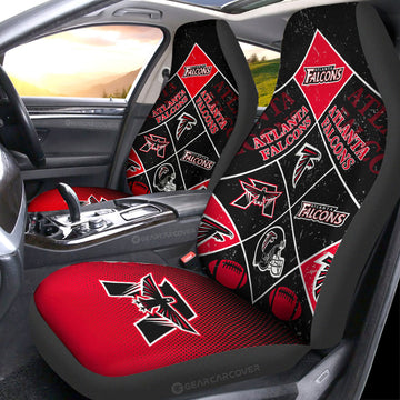 Atlanta Falcons Car Seat Covers Sporty Team Collection - Gearcarcover - 1