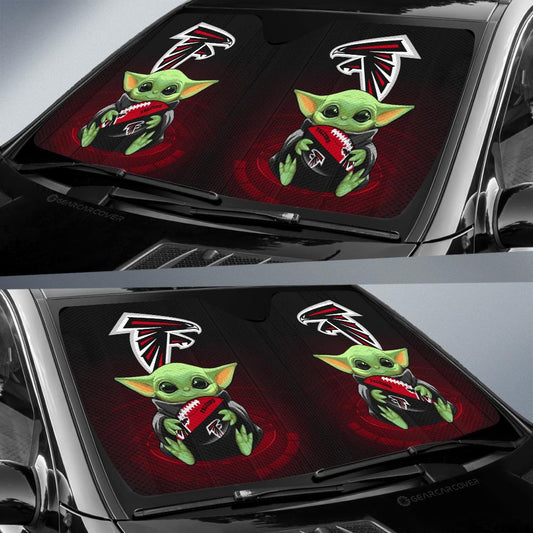 Atlanta Falcons Car Sunshade Custom Car Accessories For Fan - Gearcarcover - 2
