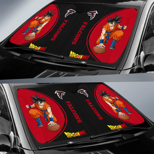 Atlanta Falcons Car Sunshade Custom Car Accessories For Fans - Gearcarcover - 2