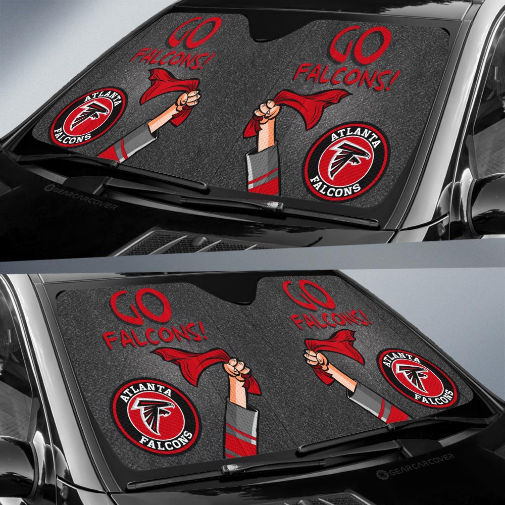 Atlanta Falcons Car Sunshade Custom Car Accessories - Gearcarcover - 2