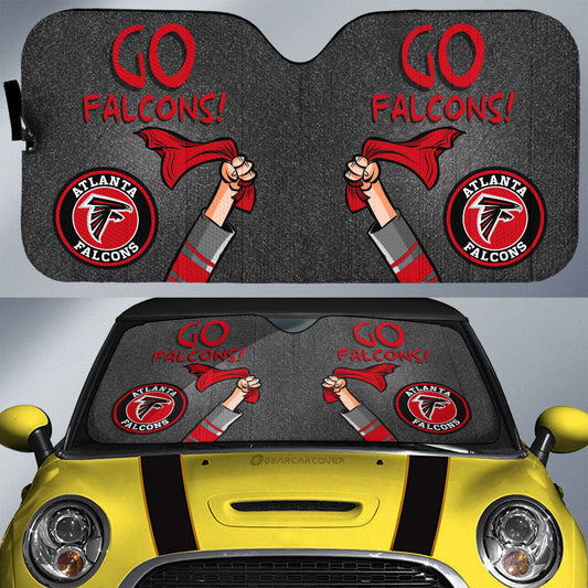 Atlanta Falcons Car Sunshade Custom Car Accessories - Gearcarcover - 1