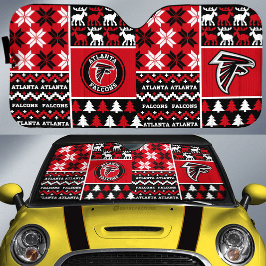 Atlanta Falcons Car Sunshade Custom Ugly Style Car Accessories - Gearcarcover - 1