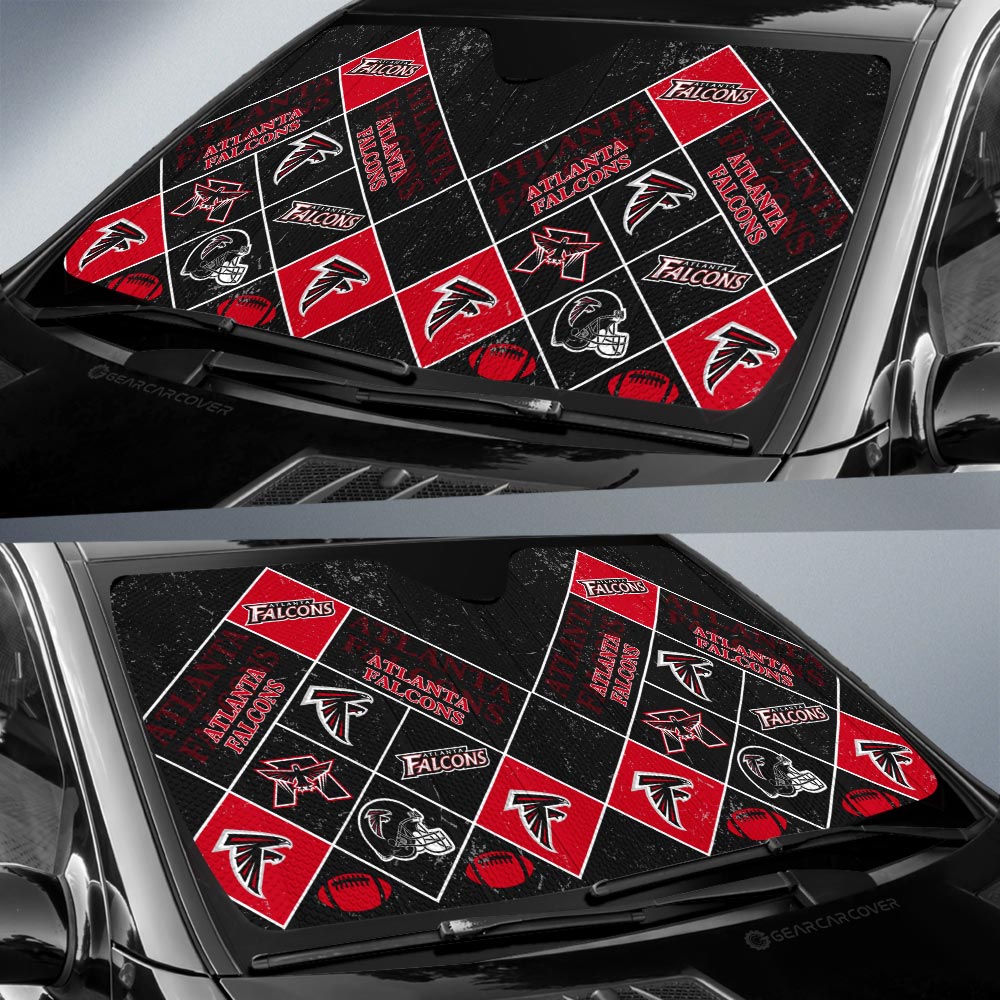 Atlanta Falcons Car Sunshade Sporty Team Collection - Gearcarcover - 2