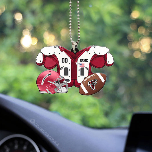 Atlanta Falcons Ornament Personalized Uniforms Collection - Gearcarcover - 2