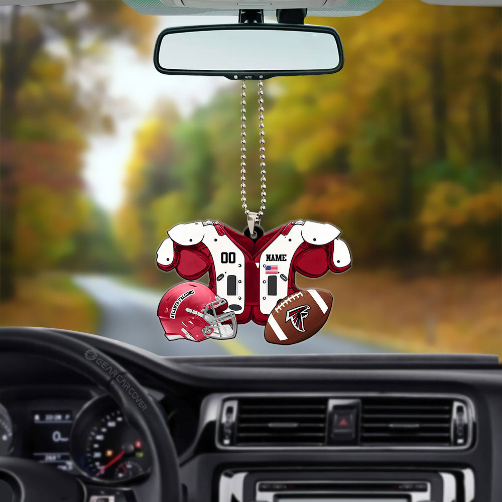 Atlanta Falcons Ornament Personalized Uniforms Collection - Gearcarcover - 3