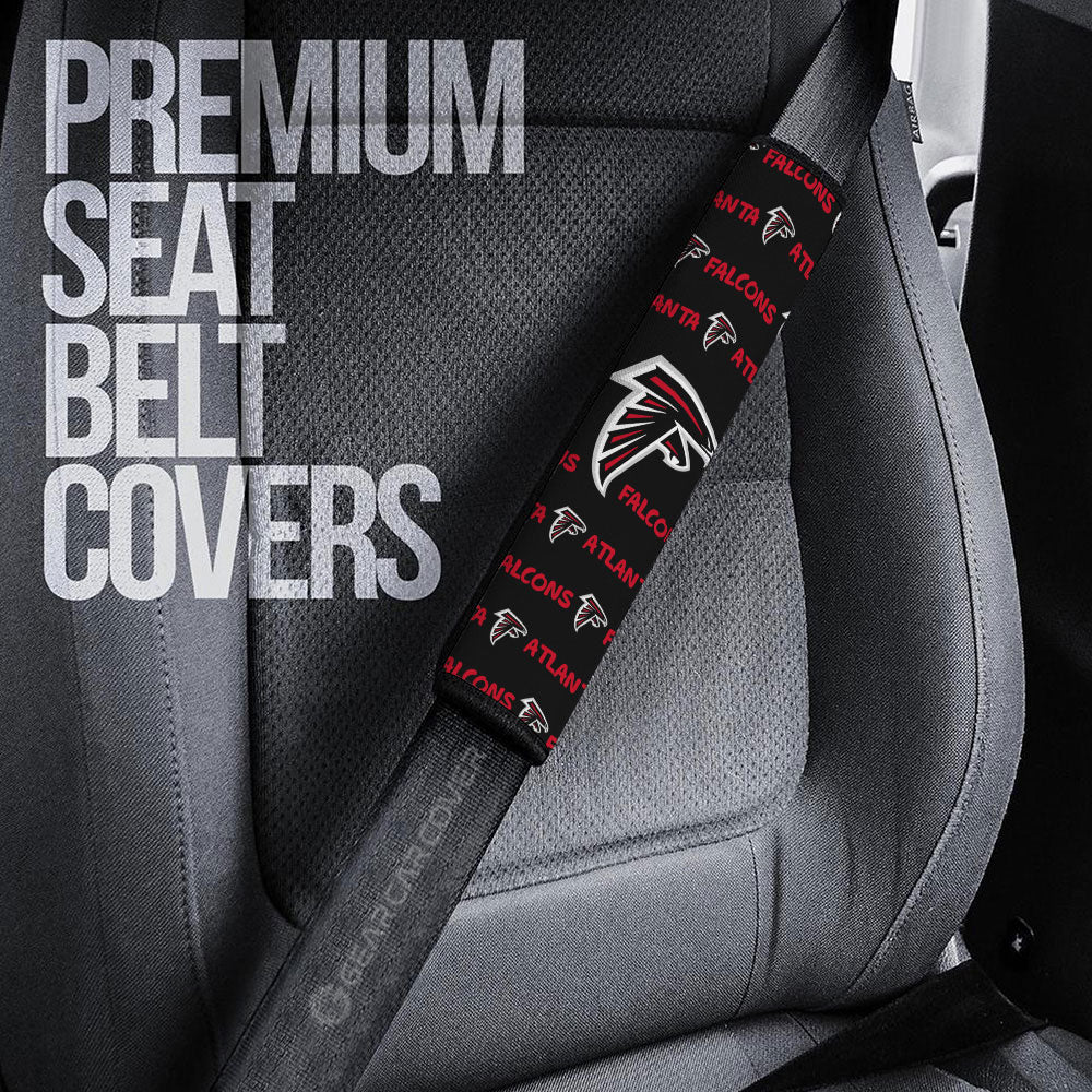 Atlanta Falcons Seat Belt Covers Sporty Team Collection - Gearcarcover - 3