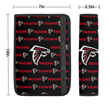 Atlanta Falcons Seat Belt Covers Sporty Team Collection - Gearcarcover - 1