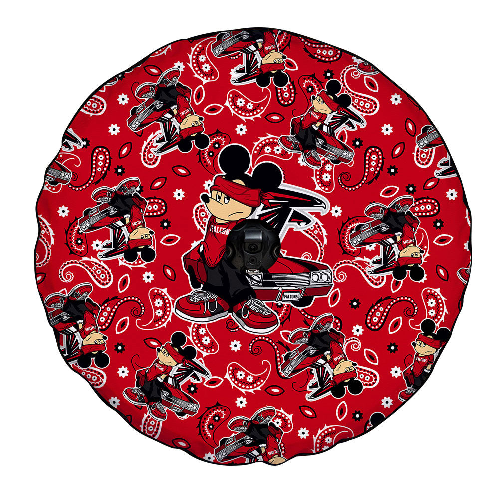 Atlanta Falcons Spare Tire Covers Camera Hole Cartoon Theme Collection - Gearcarcover - 4