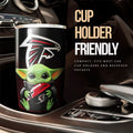 Atlanta Falcons Tumbler Cup Custom Car Accessories For Fan - Gearcarcover - 3