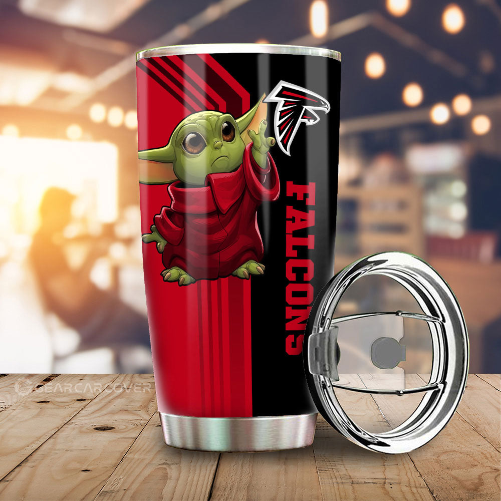 Atlanta Falcons Tumbler Cup Custom Car Accessories - Gearcarcover - 1