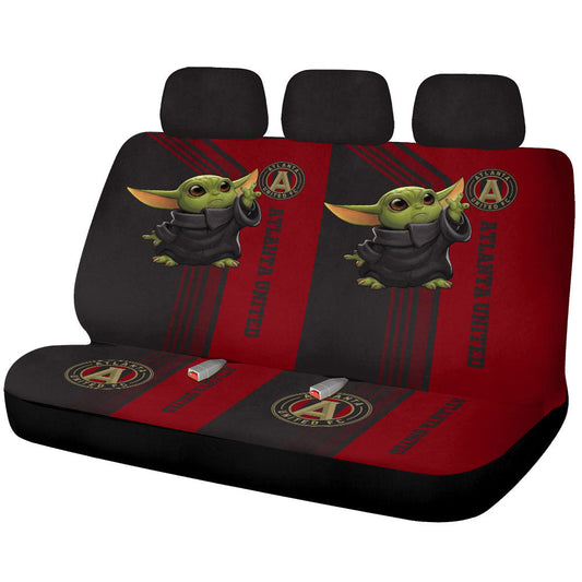 Atlanta United FC Car Back Seat Covers Custom Car Accessories - Gearcarcover - 1