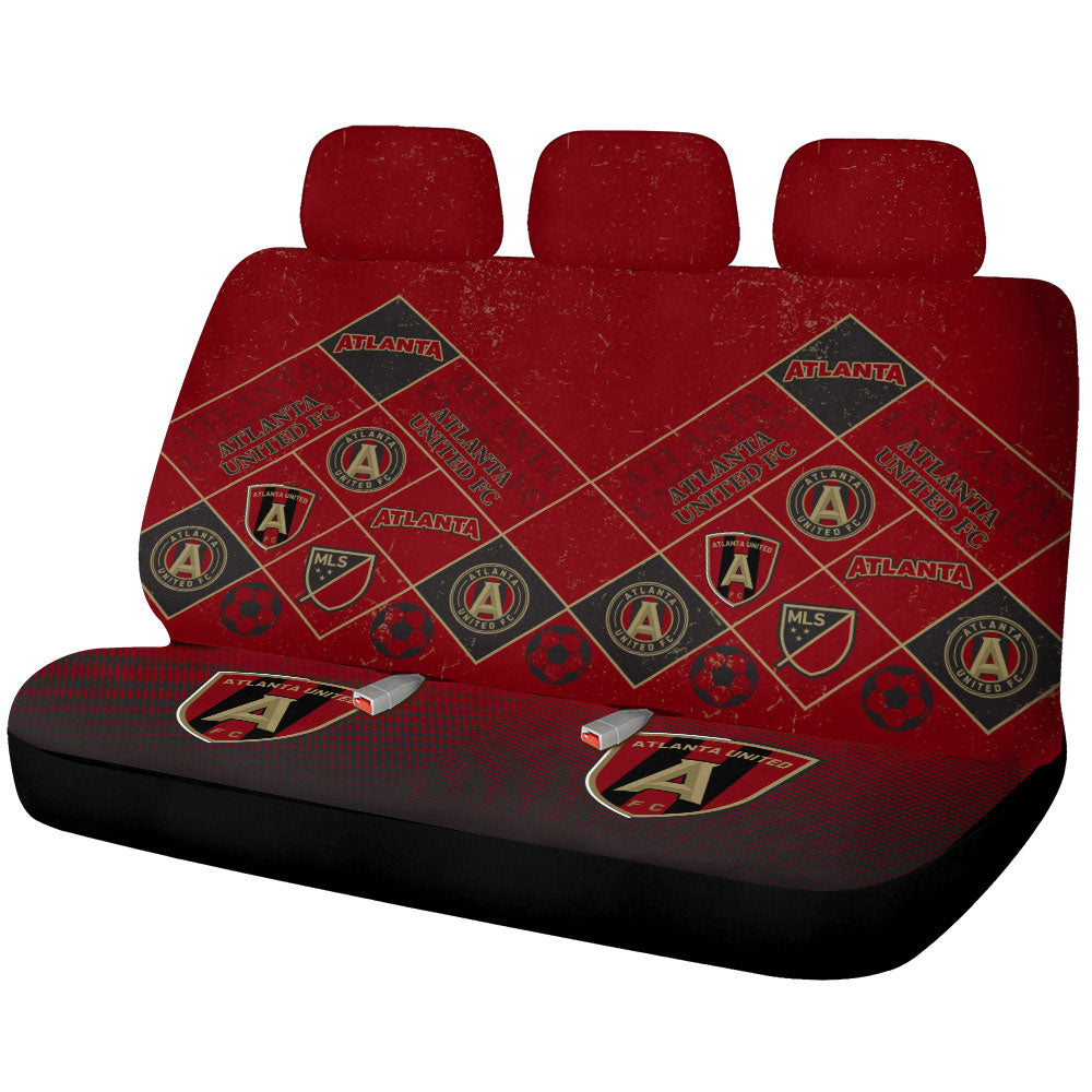 Atlanta United FC Car Back Seat Covers Sporty Team Collection - Gearcarcover - 1