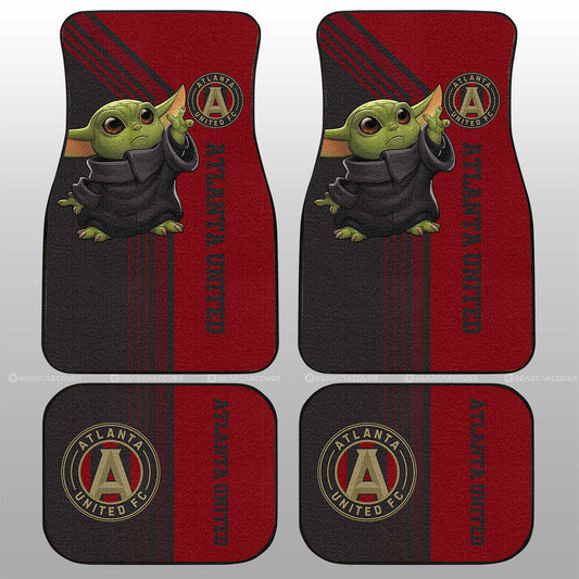 Atlanta United FC Car Floor Mats Custom Car Accessories - Gearcarcover - 1