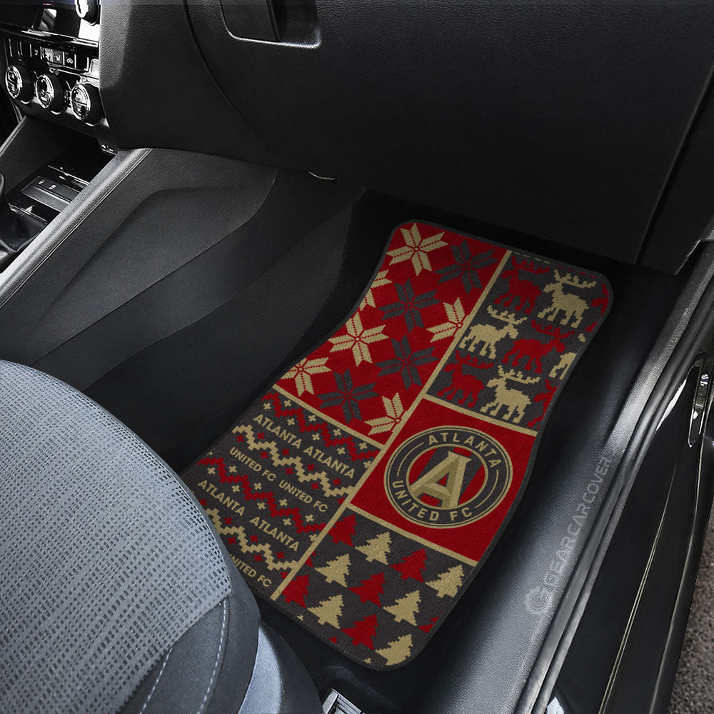 Atlanta United FC Car Floor Mats Custom Ugly Style Car Accessories - Gearcarcover - 3
