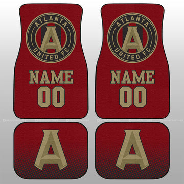 Atlanta United FC Car Floor Mats Sporty Team Collection - Gearcarcover - 1