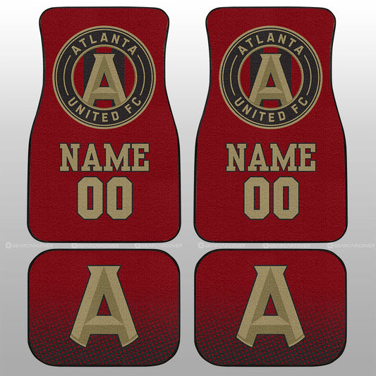 Atlanta United FC Car Floor Mats Sporty Team Collection - Gearcarcover - 1