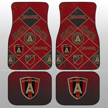 Atlanta United FC Car Floor Mats Sporty Team Collection - Gearcarcover - 1