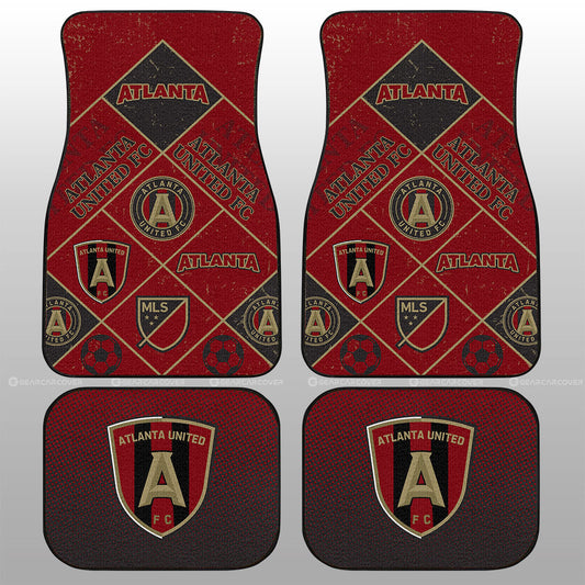 Atlanta United FC Car Floor Mats Sporty Team Collection - Gearcarcover - 1