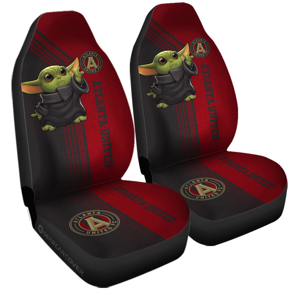 Atlanta United FC Car Seat Covers Baby Yoda Car Accessories - Gearcarcover - 3