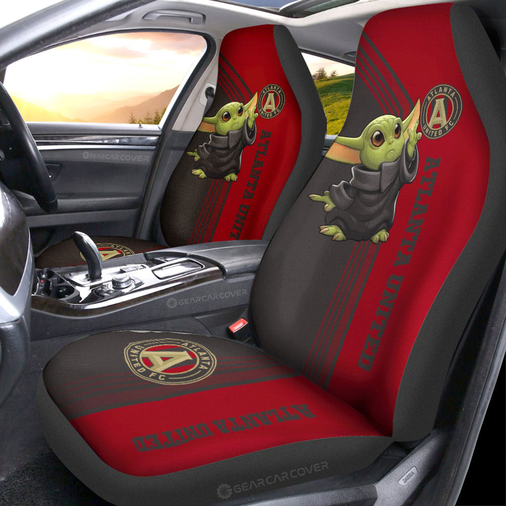 Atlanta United FC Car Seat Covers Baby Yoda Car Accessories - Gearcarcover - 1