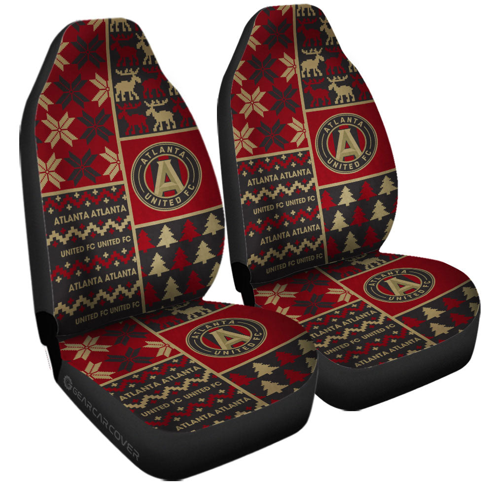 Atlanta United FC Car Seat Covers Custom Ugly Style Car Accessories - Gearcarcover - 3