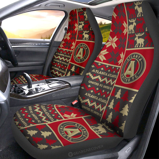 Atlanta United FC Car Seat Covers Custom Ugly Style Car Accessories - Gearcarcover - 1